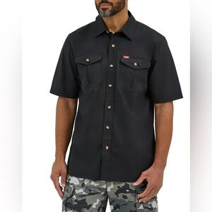 Wrangler Mens Short Sleeve Hero Twill Shirt